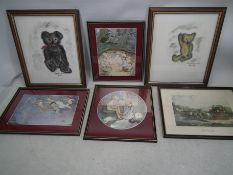 A collection of Framed picture,
