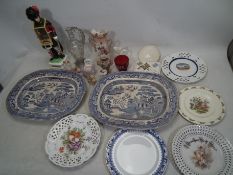 A collection of Ceramics and Glassware.