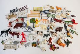 Britains - A collection of plastic and lead/metal animals,