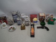 A collection of Avon products to include a large lidded stein approx 25 cm to highest point