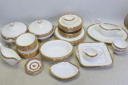 A quantity of Wedgwood dinner wares decorated in the Clio pattern, approximately 57 pieces. [2].