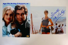 James Bond 007 - A signed photographic image of Denise Richards as Dr Christmas Jones and Timothy