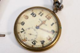 A Jaeger Le Coultre military pocket watch, GSTP (General Service Trade Pattern),