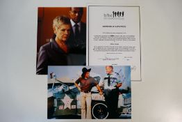 James Bond 007 - Two signed photographic images comprising Clifton James as Sheriff J W Pepper,