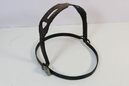 A wrought iron chastity belt with padlock (no key).