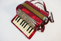 A small Hohner Mignon I accordion.