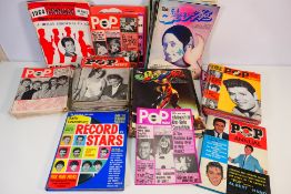 A good collection of 1960's music related publications to include Pop Weekly,