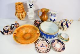 A mixed lot of ceramics to include Beswick, Japanese and other.