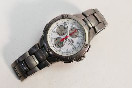 An Orient chronograph wristwatch, water resist 100 m, Titanium.
