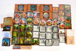 A collection of magic lantern slides, mo