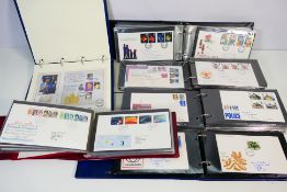 Six binders of various first day covers.