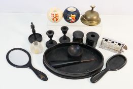 Lot to include ebony dressing table item