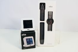 Braun - A boxed Braun watch with additio