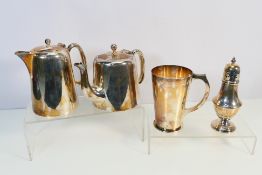 A small quantity of plated ware. [W]