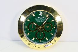 A clock / watch dealers advertising disp