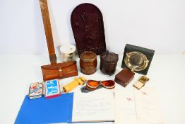 A mixed lot of collectibles to include a