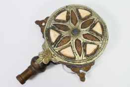 A gunpowder/powder flask of North African or Middle Eastern origin, it is missing it's stopper.