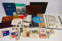 Lot to include stamps, postcards, Weetabix 3-D Viewer and cards, mixed empemera and other.