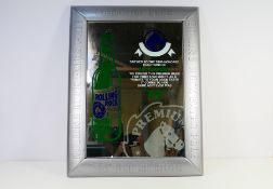 Rolling Rock - a boxed Rolling Rock Extra Pale premium beer advertising mirror,