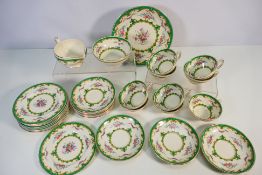 A collection of Myott tea wares, thirty four pieces.