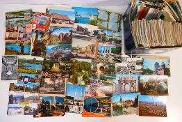 Deltiology - A collection of UK and foreign cards to include comic, real photos,
