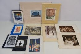 A collection of prints including limited editions, various image sizes.