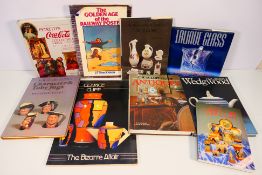 A quantity of publications relating to antiques / collecting to include Wedgwood, Coca-Cola,