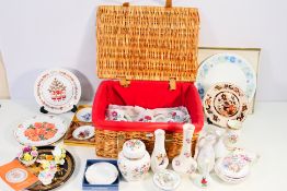 Mixed ceramics to include Wedgwood, Coalport,