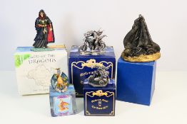A collection of boxed Myth and Magic rel