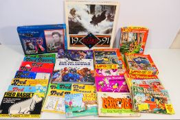 A collection of various books and variou