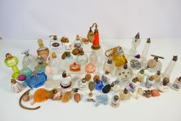 A collection of vintage perfume atomiser