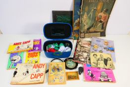 A mixed lot to include casino chips, Eli