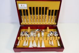 A part canteen of Arthur Price silver pl