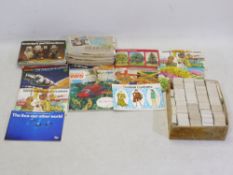 A collection of tea cards, housed in alb