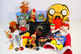A mixed lot to include a Harry Potter Hogwarts back pack,