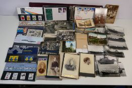 Lot to include postcards, cabinet cards, photographs of ships,