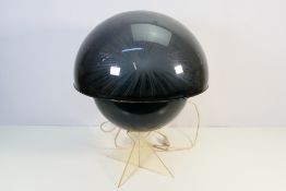 A vintage Crestworth Galaxy fibre optic table lamp, 35 cm (h) and 38 cm (d).