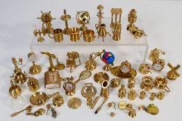 A good collection of miniature brass models.