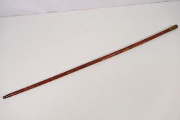 A World War One (WW1 / WWI) Royal Naval Division swagger stick, 68 cm (l).