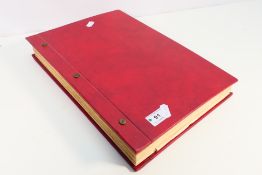 A binder of information on British military bases in the Middle East to include Ras Hedjuff,