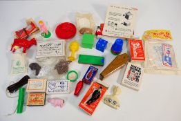 A collection of vintage magic / conjuring tricks to include Magic Mummy, Magic Bottles,