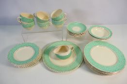 A quantity of Burleigh Ware table wares, approximately 30 pieces.