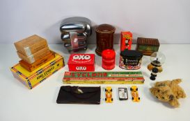 A collection of advertising items to inc