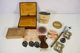 Lot to include a vintage first aid box c