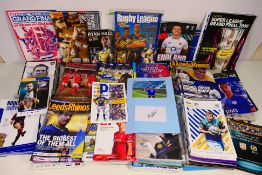 Rugby League - A collection of programmes and similar,
