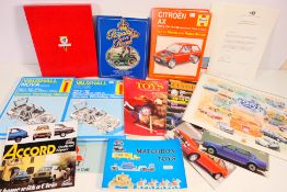 A collection of Vehicles books,