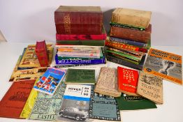 A collection of publications, interests to include golf, antiques, postcards, motoring and other.