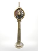 A brass ship's telegraph by Donkin & Co Ltd, Newcastle On Tyne,