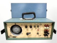 A Helle Engineering Inc diver intercom unit Model 3216, width 42cm.