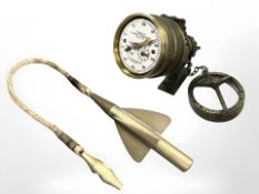 A brass-cased Walker's Trident Electric Mark III ship's log by Thos Walker & Son, Birmingham,